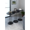 Metal Terra Zigon Bendir Siyah 3lü