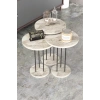 Metal Terra Zigon Efes Beyaz 3lü