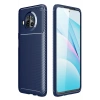 Xiaomi Mi 10T Lite Kılıf Auto Focus Karbon Kapak - Lacivert