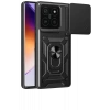 Xiaomi Mi 14T Pro Kılıf Pars Lens Yüzüklü Silikon - Siyah