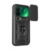 Xiaomi Mi 17 Pro Max Pars Lens Yüzüklü Silikon - Siyah