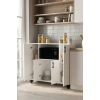 Mikrodalga Dolabı Beyaz 120 cm
