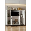 Mikrodalga Dolabı Beyaz 120 cm