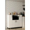 Mikrodalga Dolabı Beyaz 120 cm