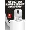Mini Doğrayıcı Rondo Taşınabilir Mini El Blender Paslanmaz Çelik