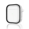 Movenchy Apple Airpods 4 (4.nesil) Shiny Şeffaf Kılıf - Siyah