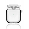 Movenchy Apple Airpods 4 (4.nesil) Shiny Şeffaf Kılıf - Siyah