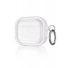 Movenchy Apple Airpods Pro 2 (2.nesil) Shiny Şeffaf Kılıf - Beyaz