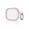 Movenchy Apple Airpods Pro 2 (2.nesil) Shiny Şeffaf Kılıf - Pembe