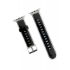 Movenchy Apple Watch 38mm Uyumlu Jelly Silikon Kordon - Siyah
