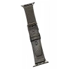 Movenchy Apple Watch 45mm Uyumlu Buff Deri Kordon - Siyah