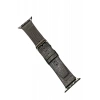 Movenchy Apple Watch 45mm Uyumlu Buff Deri Kordon - Siyah