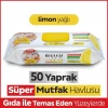 Mutfak Temizlik Havlusu 50 Adet Limon