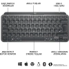 MX KEYS MINI MINIMALIST KABLOSUZ BLUETOOTH AYDINLATMALI Q TR KLAVYE SİYAH 920-010504