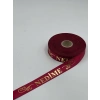 Nedime Baskılı Kol Kurdelesi - Kırmızı - 50 METRE