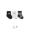 NessiWorld 3Lü Penye Soket Çorap BS10110 Antrasit