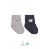 NessiWorld Bear Penye Soket Çorap 2Li BS10116 Gri