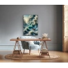 Okyanustaki Yalnız Gemi Kanvas Tablo 70x100cm