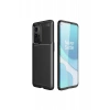 One Plus 9 Pro Kılıf Auto Focus Karbon Kapak - Siyah