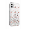 Onegif Apple iPhone 11 Uyumlu Misk Simli Magsafe Kapak - Desen 5
