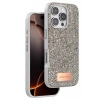Onegif Apple iPhone 16 Pro Max Uyumlu Bright Simli Kapak - Gold