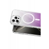 Onegif Apple iPhone 16 Pro Max Uyumlu Sora Simli Magsafe Kapak - Mor