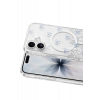 Onegif Apple iPhone 16 Uyumlu Misk Simli Magsafe Kapak - Desen 3