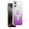 Onegif Apple iPhone 16 Uyumlu Sora Simli Magsafe Kapak - Mor