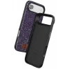 Onegif Apple iPhone 17 Air Uyumlu Bright Simli Kapak - Derin Mor