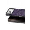 Onegif Apple iPhone 17 Pro Max Uyumlu Bright Simli Kapak - Derin Mor