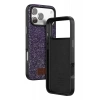 Onegif Apple iPhone 17 Pro Max Uyumlu Bright Simli Kapak - Derin Mor