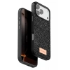 Onegif Apple iPhone 17 Pro Max Uyumlu Bright Simli Kapak - Siyah