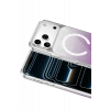 Onegif Apple iPhone 17 Pro Max Uyumlu Sora Simli Magsafe Kapak - Mor