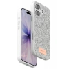 Onegif Apple iPhone 17 Uyumlu Bright Simli Kapak - Beyaz