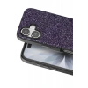 Onegif Apple iPhone 17 Uyumlu Bright Simli Kapak - Derin Mor