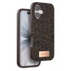 Onegif Apple iPhone 17 Uyumlu Bright Simli Kapak - Gold