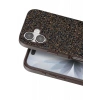 Onegif Apple iPhone 17 Uyumlu Bright Simli Kapak - Gold