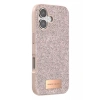 Onegif Apple iPhone 17 Uyumlu Bright Simli Kapak - Pembe