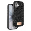 Onegif Apple iPhone 17 Uyumlu Bright Simli Kapak - Siyah