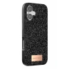 Onegif Apple iPhone 17 Uyumlu Bright Simli Kapak - Siyah