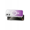 Onegif Apple iPhone 17 Uyumlu Sora Simli Magsafe Kapak - Mor