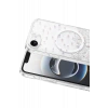 Onegif Apple iPhone 17E Uyumlu Misk Simli Magsafe Kapak - Desen 1