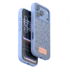 Onegif Apple iPhone 18 Pro Max Uyumlu Bright Simli Kapak - Mavi