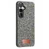 Onegif Samsung Galaxy S25 Bright Simli Kapak - Gold