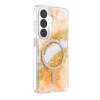 Onegif Samsung Galaxy S26 Lotus Simli Magsafe Kapak - Turuncu