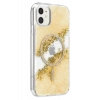Onegif Apple iPhone 11 Lotus Simli Magsafe Kapak - Gümüş