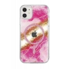 Onegif Apple iPhone 11 Lotus Simli Magsafe Kapak - Pembe