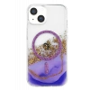 Onegif Apple iPhone 14 Lotus Simli Magsafe Kapak - Mor