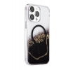 Onegif Apple iPhone 14 Pro Max Lotus Simli Magsafe Kapak - Siyah
