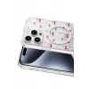 Onegif Apple iPhone 14 Pro Max Misk Simli Magsafe Kapak - Desen 5